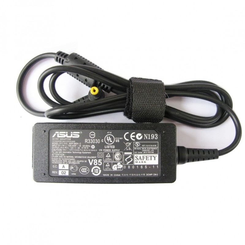 Genuine 36W Asus Eee PC T101MT-BLK030M AC Adapter Charger + Free Cord