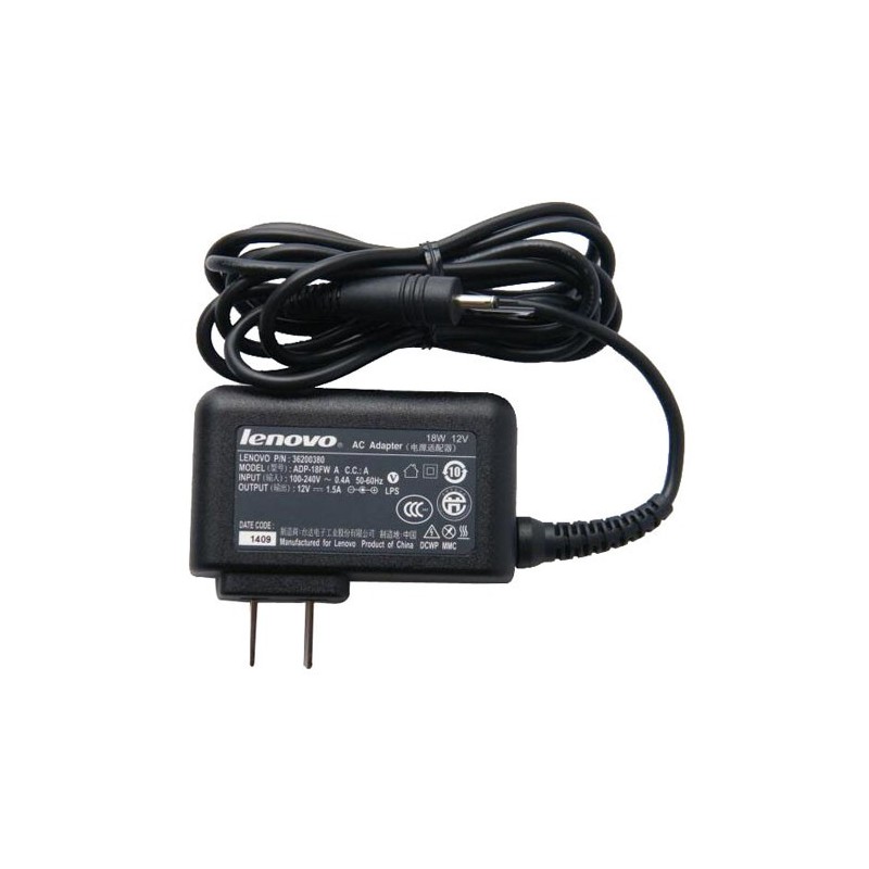 Genuine 18W Lenovo 36200380 36200387 AC Adapter Charger