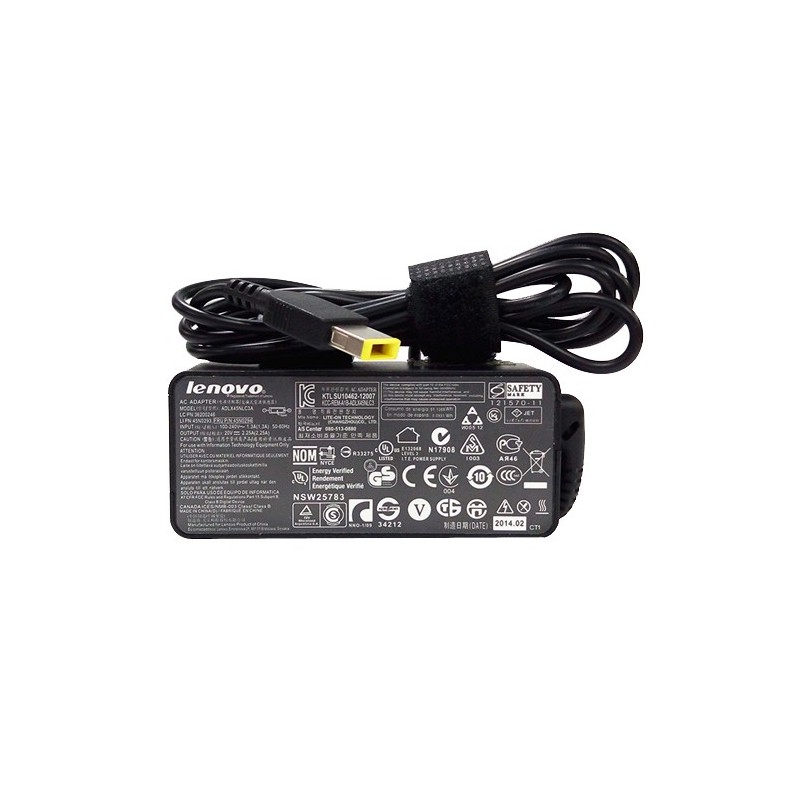 Genuine 45W AC Adapter Charger Lenovo Edge 15 + Free Cord