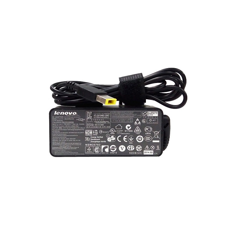 Genuine 45W AC Adapter Charger Lenovo ThinkPad Yoga 14 20DM + Cord