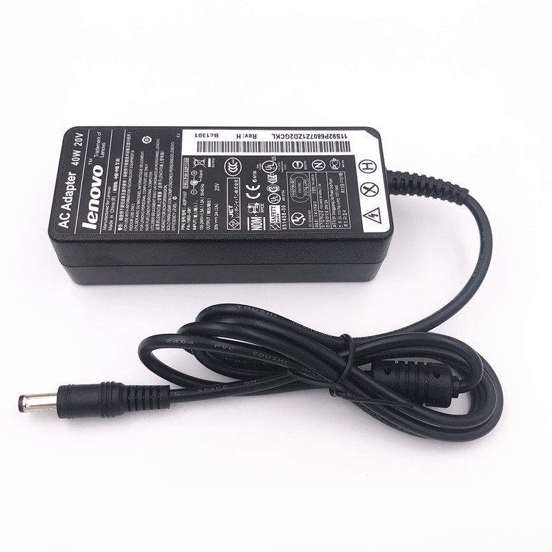 Genuine 40W Lenovo 45N0038 45N0039 AC Adapter Charger Power Cord