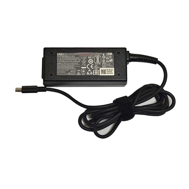 45W USB-C Acer CB515-1HT-P39B SP714-51 Charger AC Adapter Power Supply