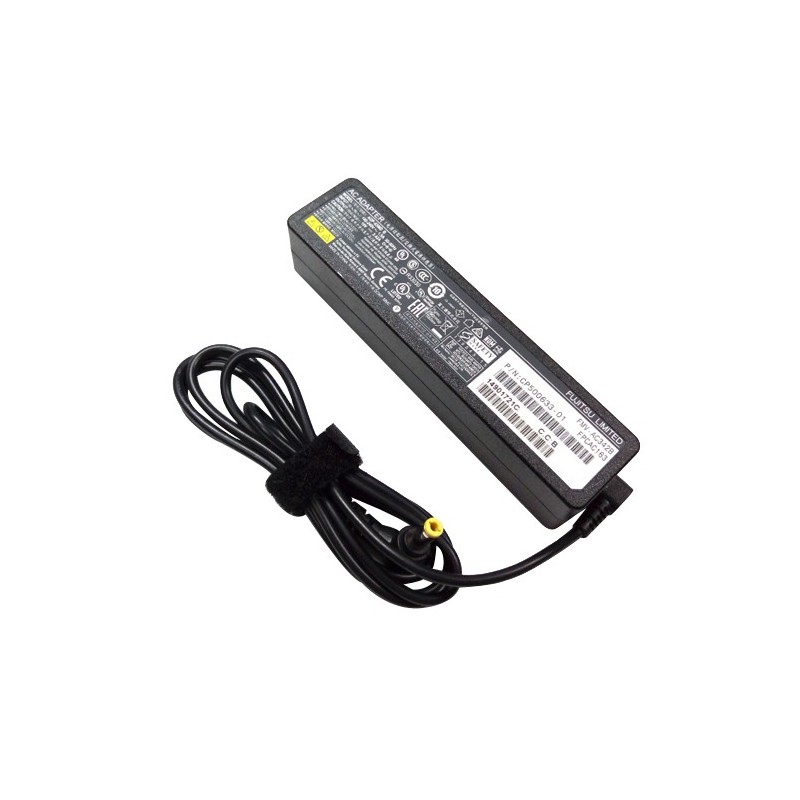 65W(19V-3.42A) AC Adapter Charger for Fujitsu Lifebook T726 T725 T936 + AC Power Plug