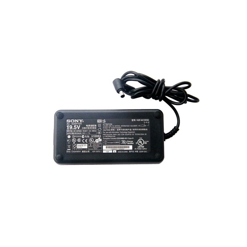 Genuine 150W Sony Vaio VPCF22SFX/W VGP-PRBX1 AC Adapter Charger