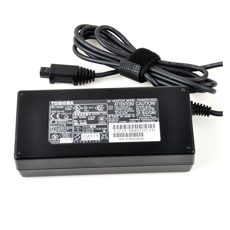 Genuine 120W Toshiba Satellite A20-S207 A20-S208 AC Adapter Charger