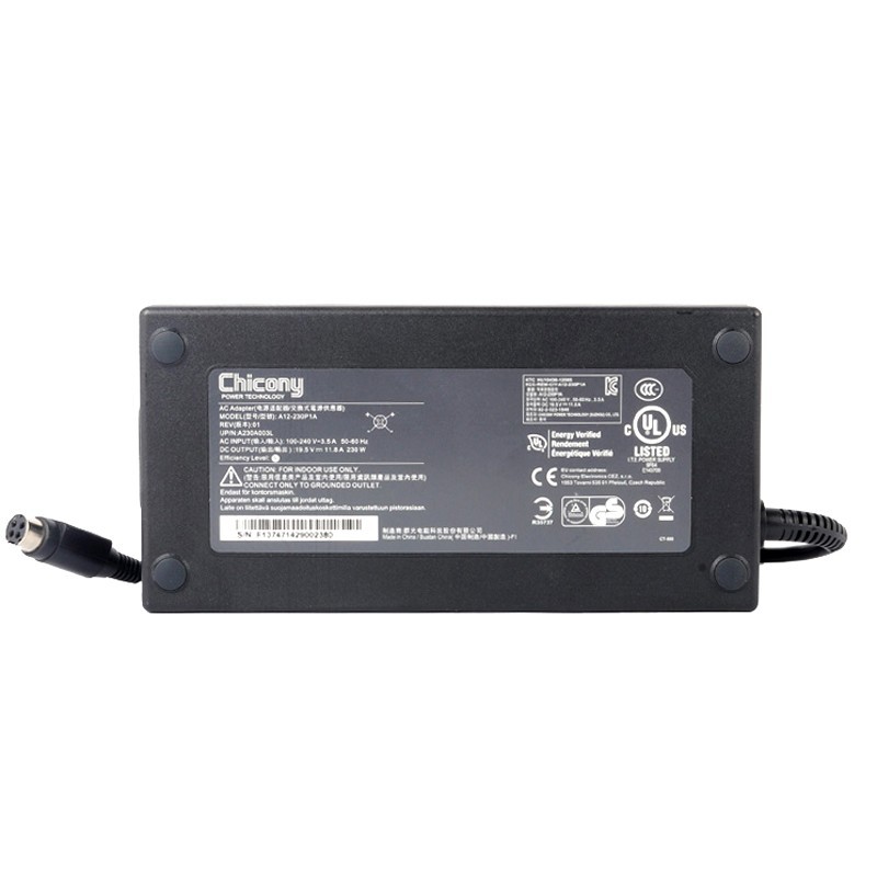 Genuine 300W Schenker XMG P722-71X AC Adapter Charger Power Cord