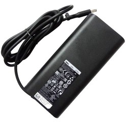 Genuine Dell 130W(19.5V-6.67A) Slim Adapter Charger for Precision 5520 P56F + AC Power Plug included