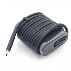 65W USB-C Dell Latitude 12 7275-P8CMK Adapter Charger + Cord