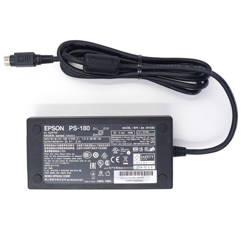 Genuine 48W Epson TM-T88IV TM-T88V AC Adapter Charger