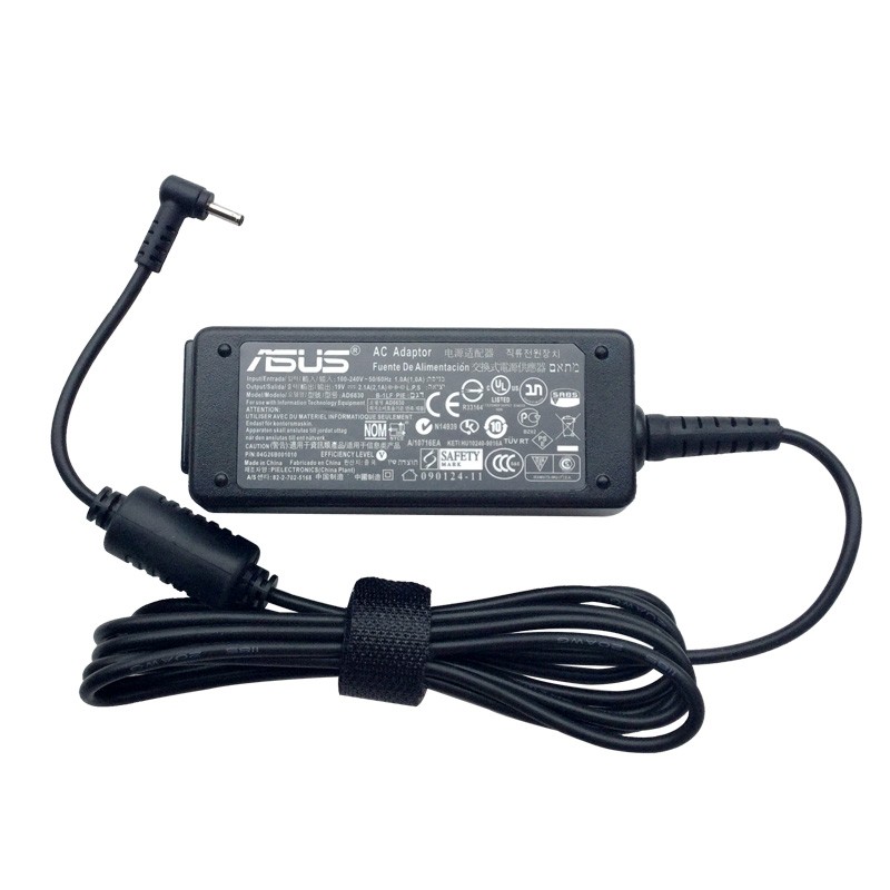 Genuine 40W Asus Eee PC VX6S-BLK042M AC Adapter Charger with  Free Cord