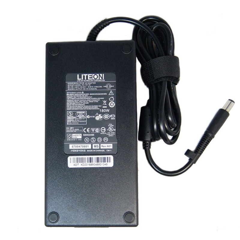 Genuine 180W AC Adapter Charger Acer ADP-180MB K + Free Cord Laptop Power Supply Adapter Cord