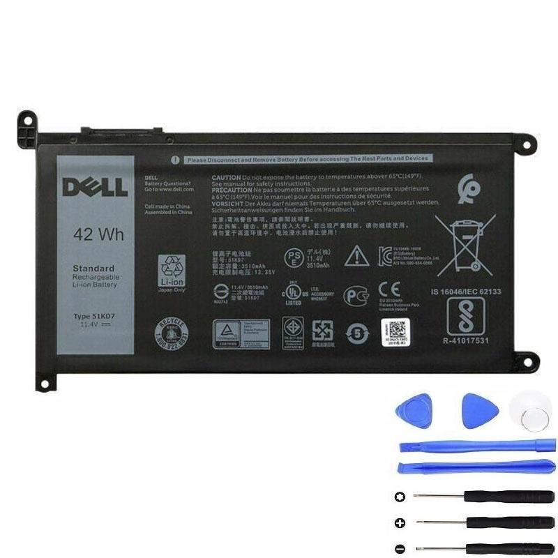 Dell 51KD7 42Wh Battery - 16DPH