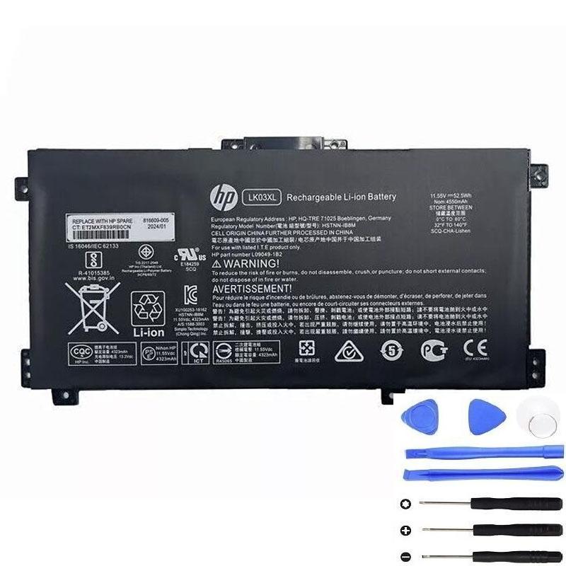 HP LK03XL 52.5Wh Battery - L09281-855