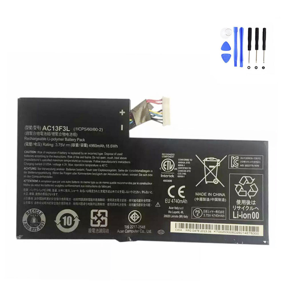 18.6Wh Acer AC13F3L Battery