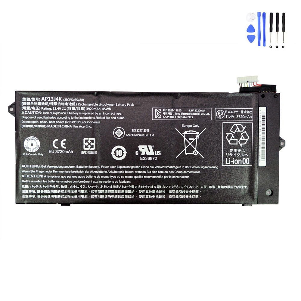 45Wh Acer AP13J4K Battery