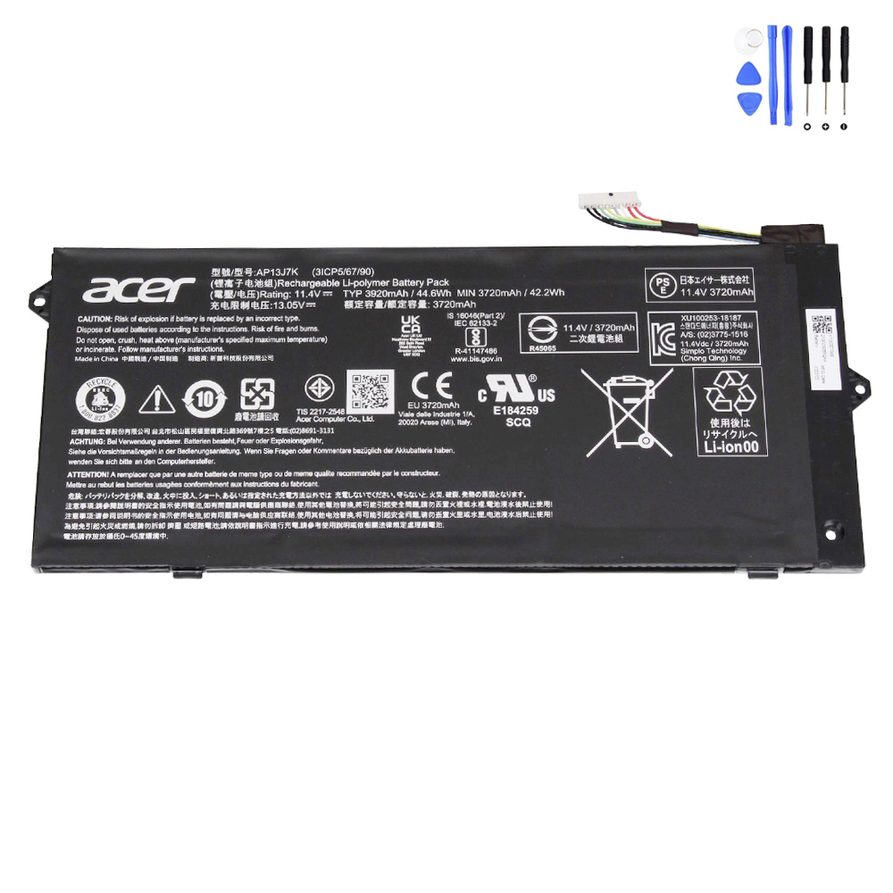 45Wh Acer AP13J7K Battery