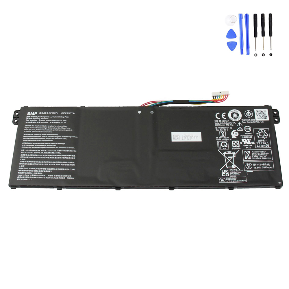 40.9Wh Acer AP18C7K Battery
