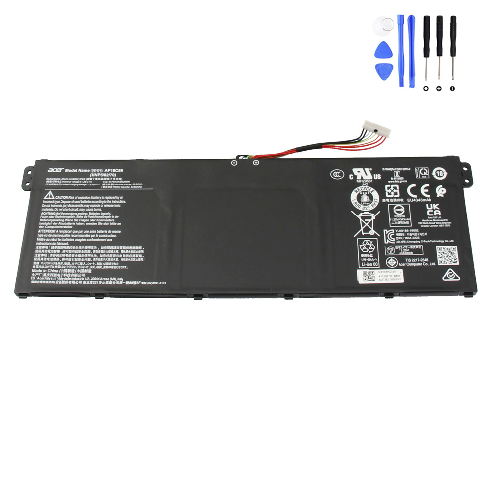 50.29Wh Acer AP18C8K Battery