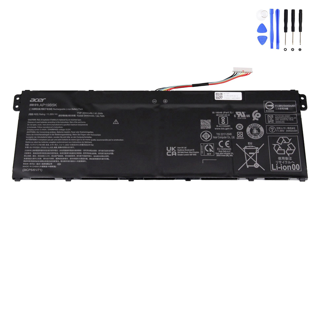 41Wh Acer AP19B5K Battery