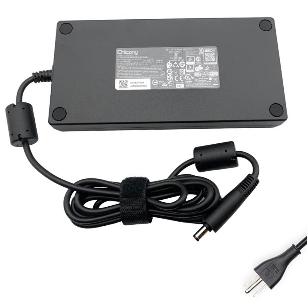 19.5V 14.36A 280W Acer 5.5mm 1.7mm AC Adapter Charger