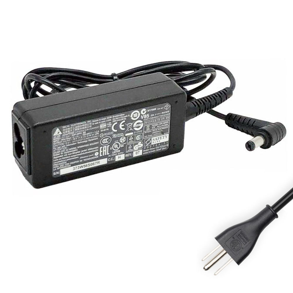 19V 2.1A 40W Acer 5.5mm 2.5mm AC Adapter Charger