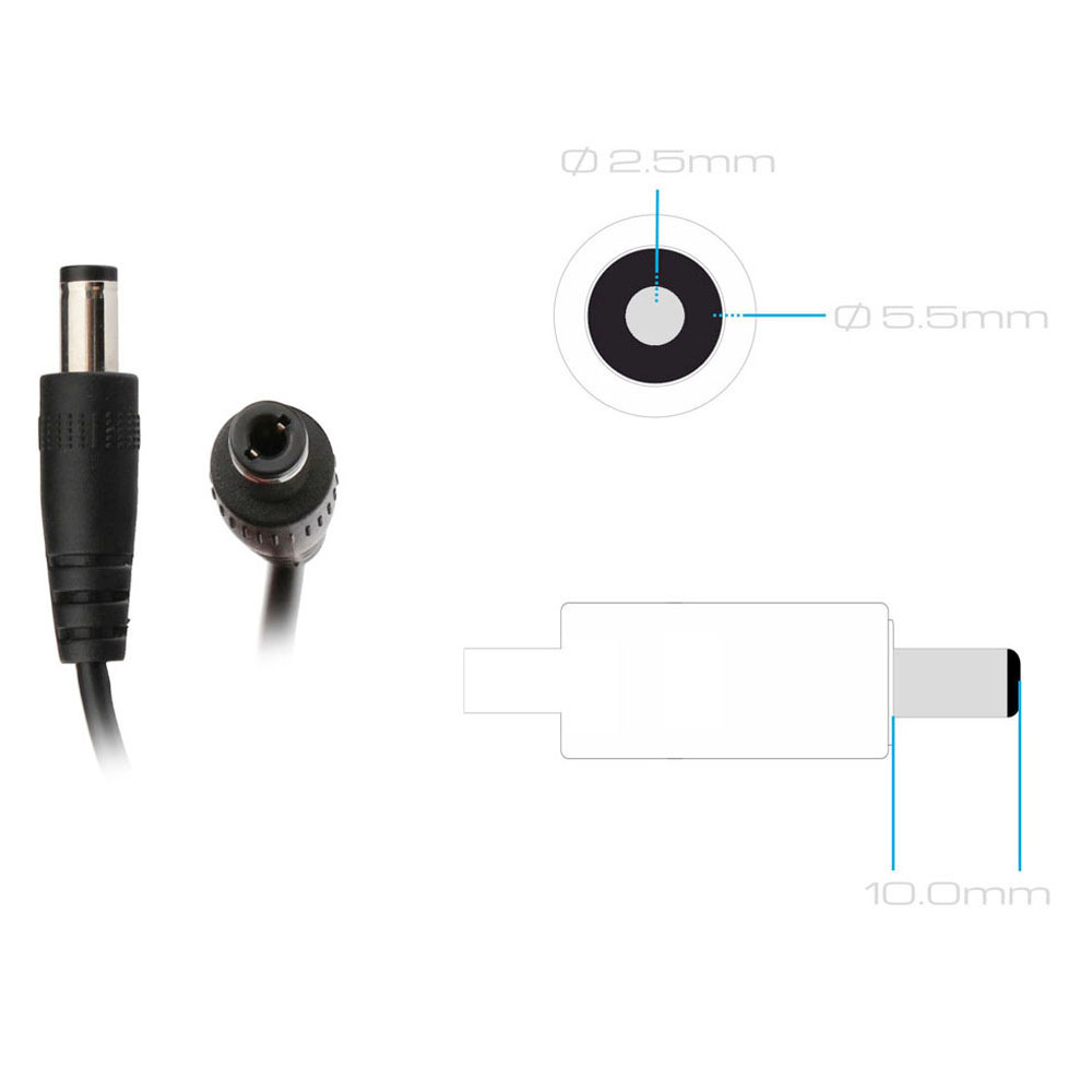 19V 2.1A 40W Acer 5.5mm 2.5mm AC Adapter Charger - Image 3