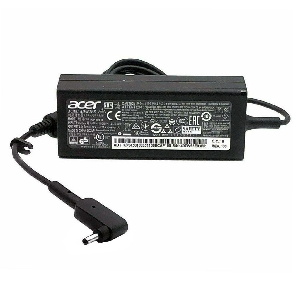 19V 2.37A 45W Acer 3.0mm 1.1mm AC Adapter Charger - Image 2