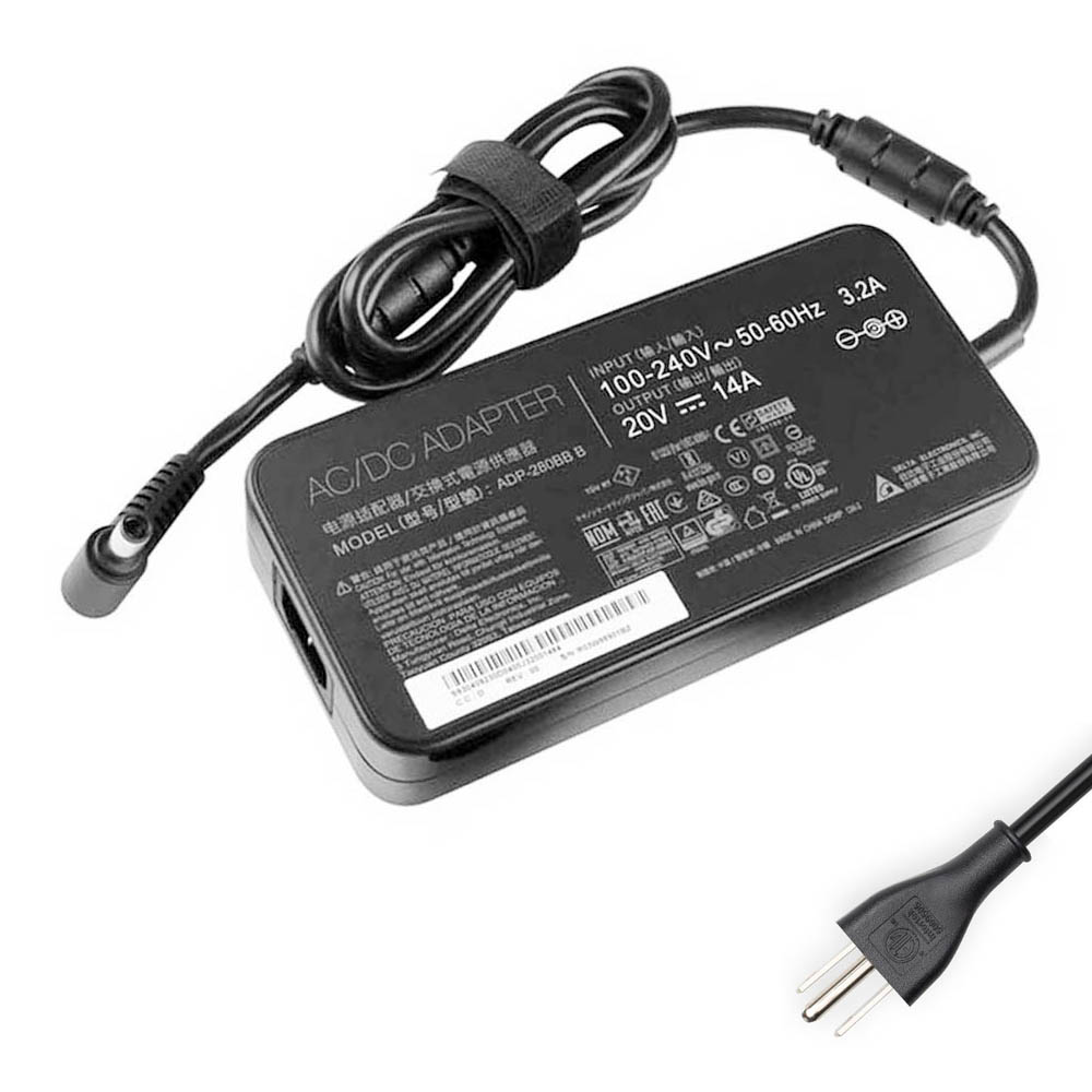 20V 14A 280W Acer 7.4 mm 5.0 mm AC Adapter Charger