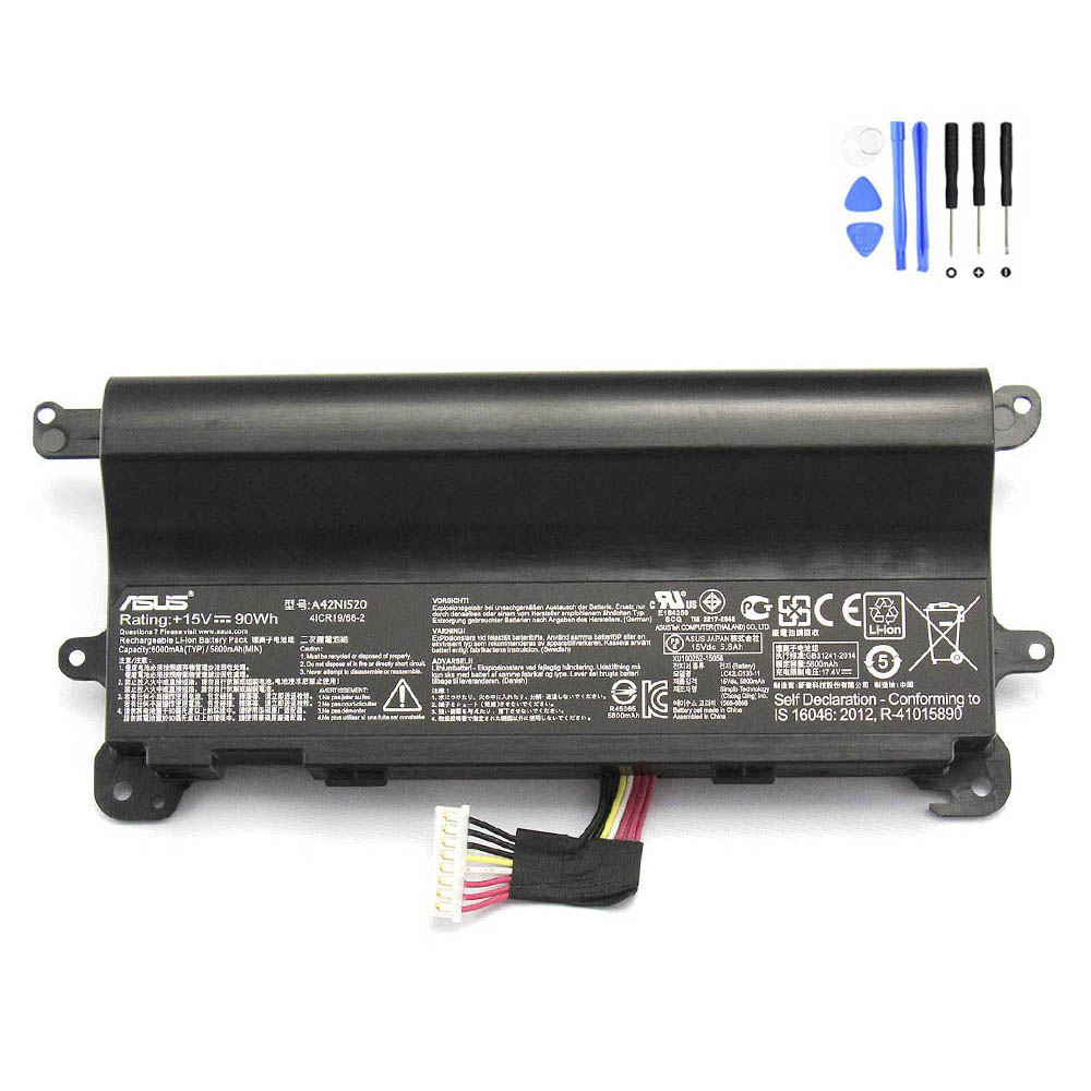 90Wh Asus A42N1520 Battery