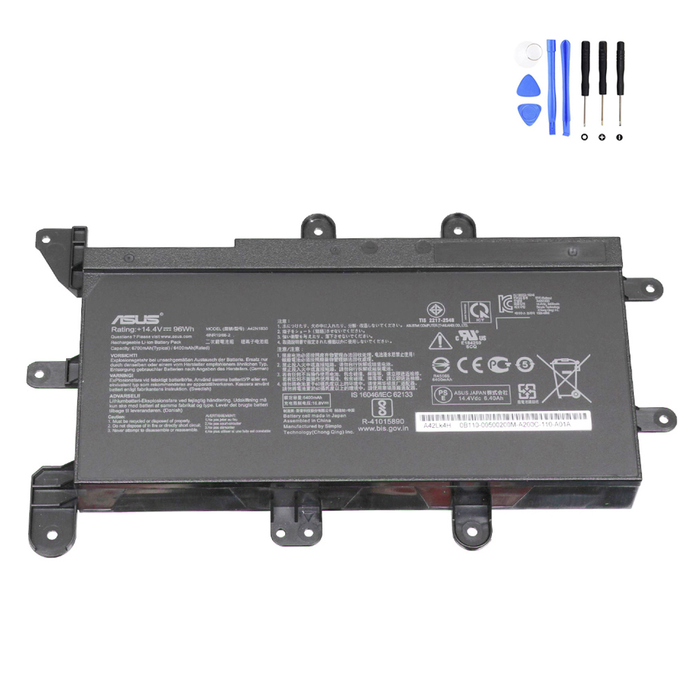 96Wh Asus A42N1830 Battery