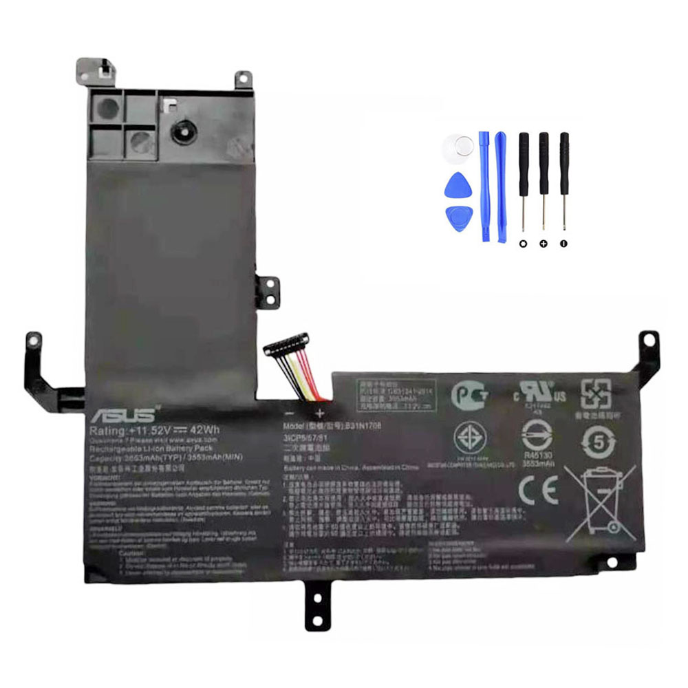 42Wh Asus B31N1708 Battery