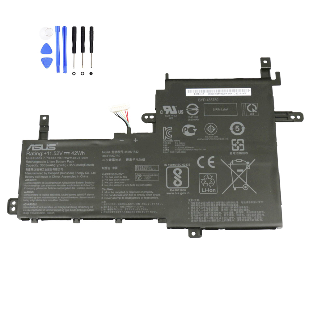 42Wh Asus B31N1842 Battery