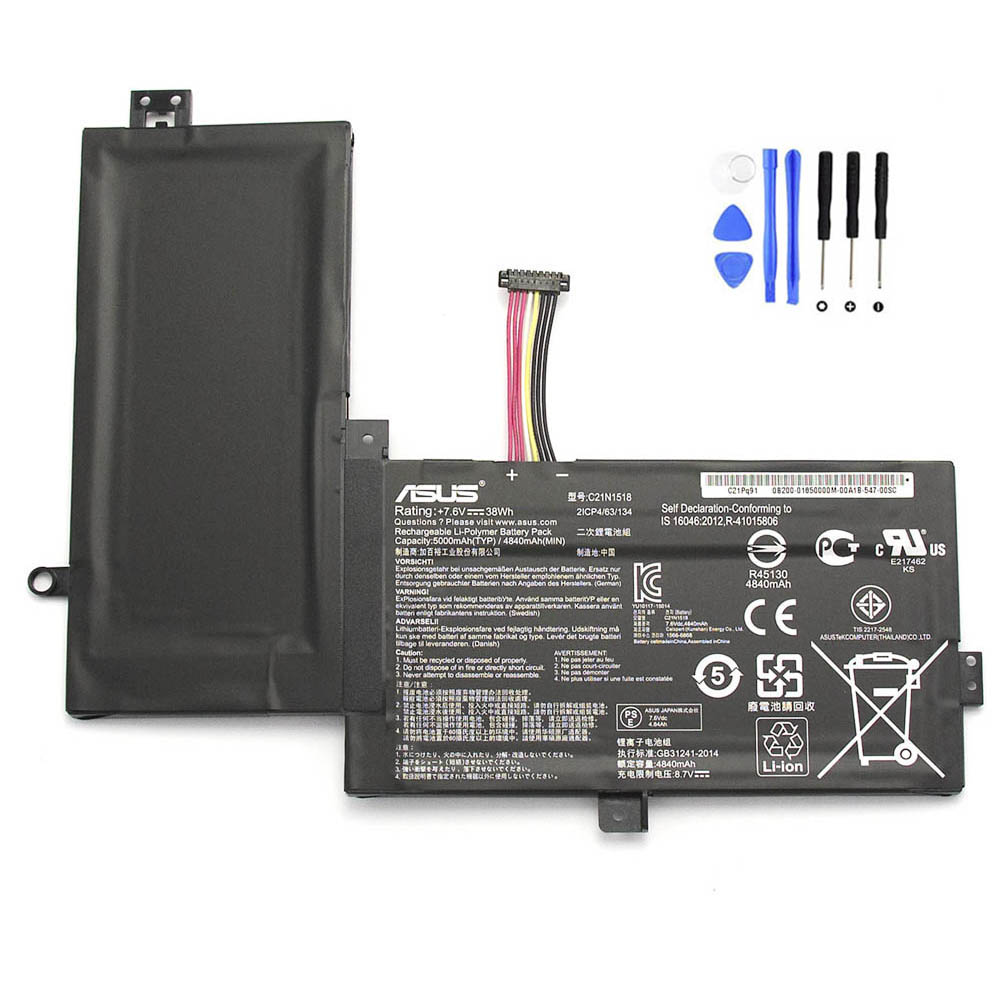 38Wh Asus C21N1518 Battery