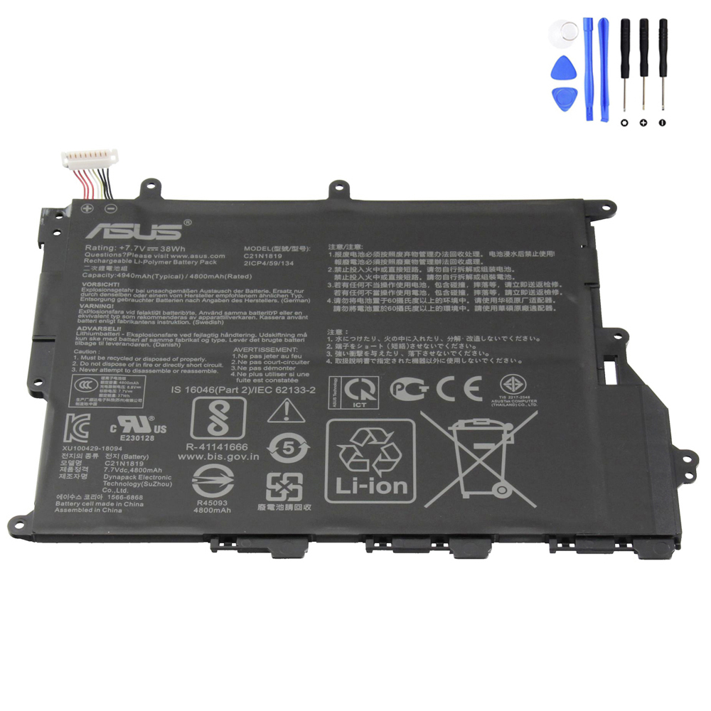 38Wh Asus C21N1819 Battery