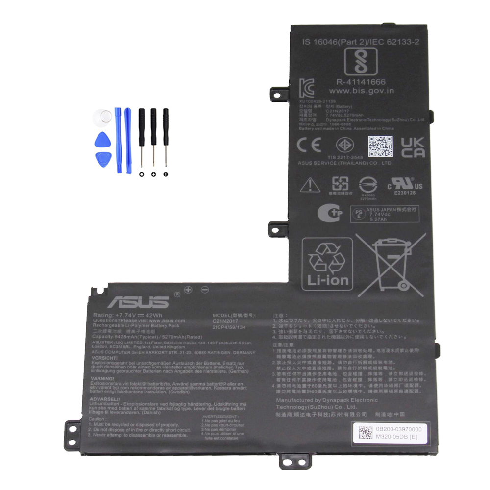 42Wh Asus C21N2017 Battery