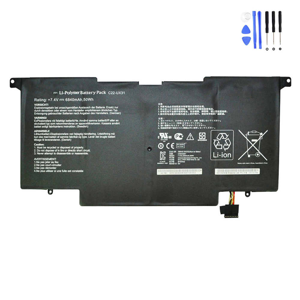 50Wh Asus C22-UX31 Battery