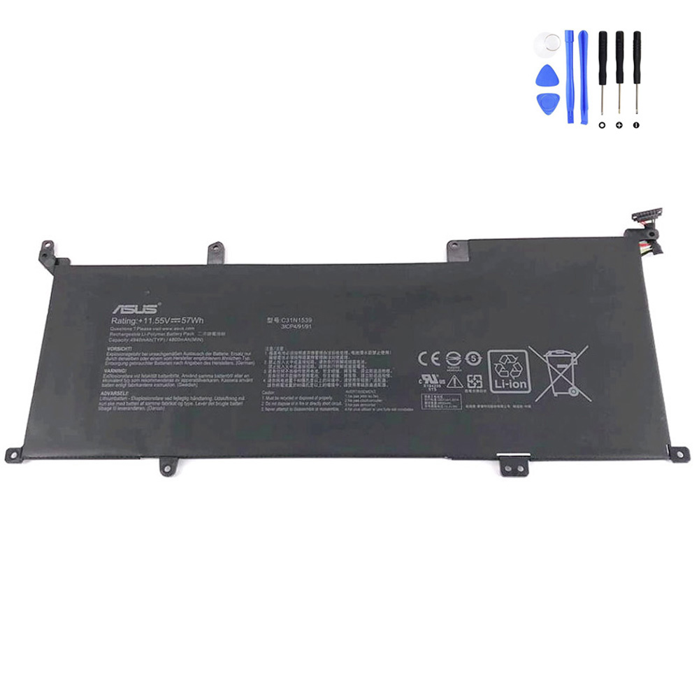 57Wh Asus C31N1539 Battery