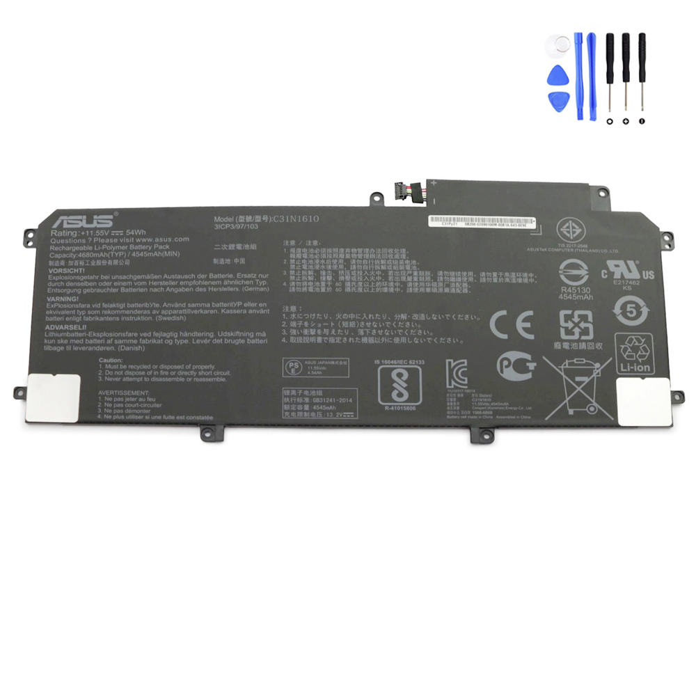 54Wh Asus C31N1610 Battery