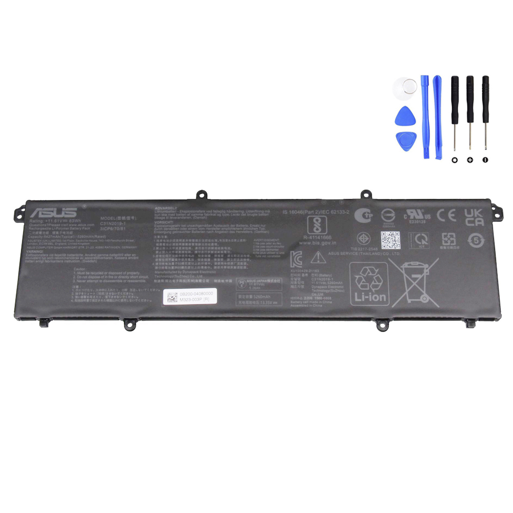 63Wh Asus C31N2019-1 Battery