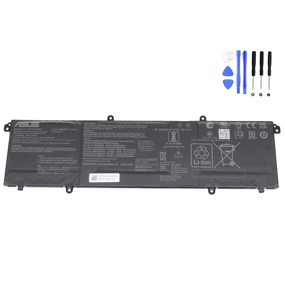 42Wh Asus C31N2201 Battery