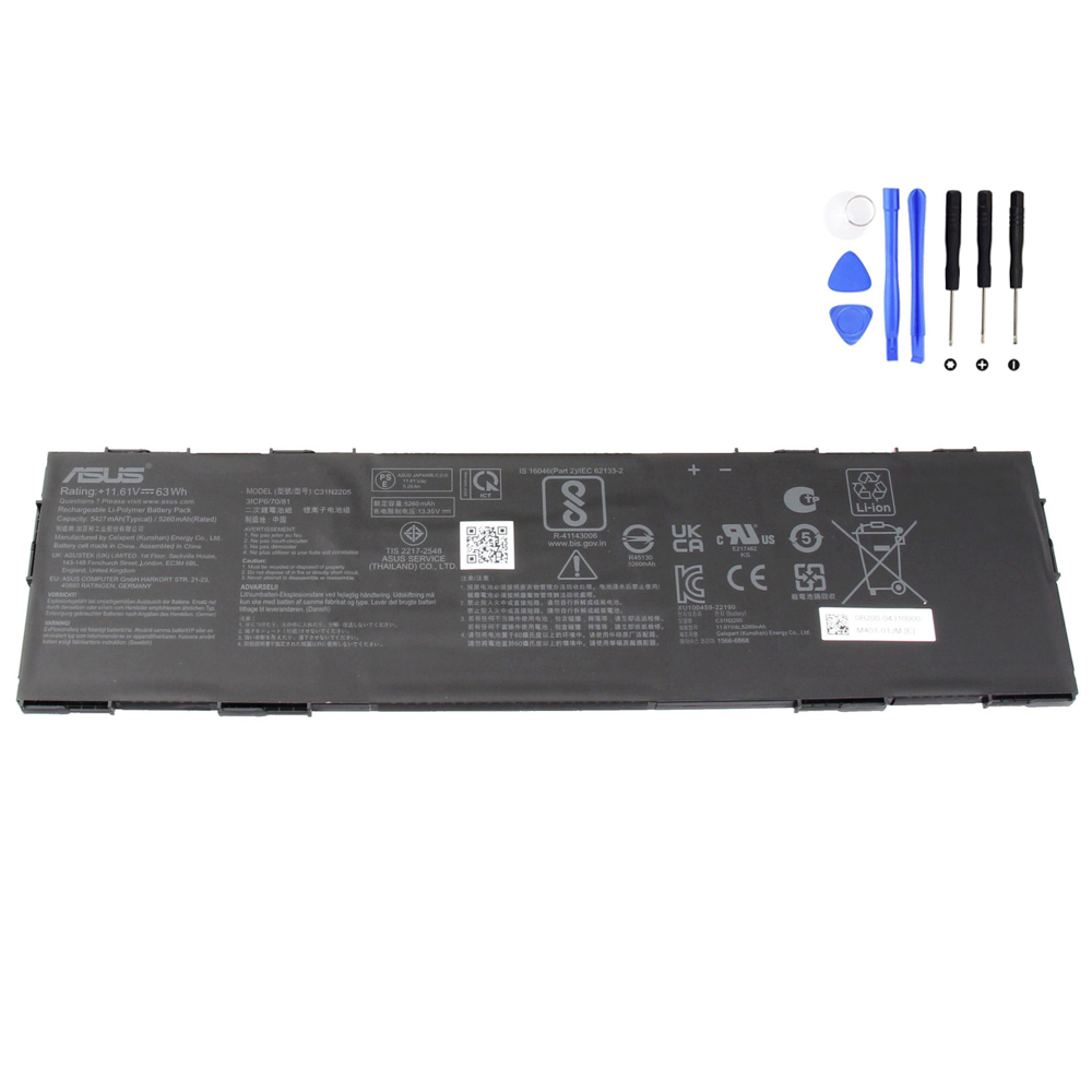 63Wh Asus C31N2205 Battery