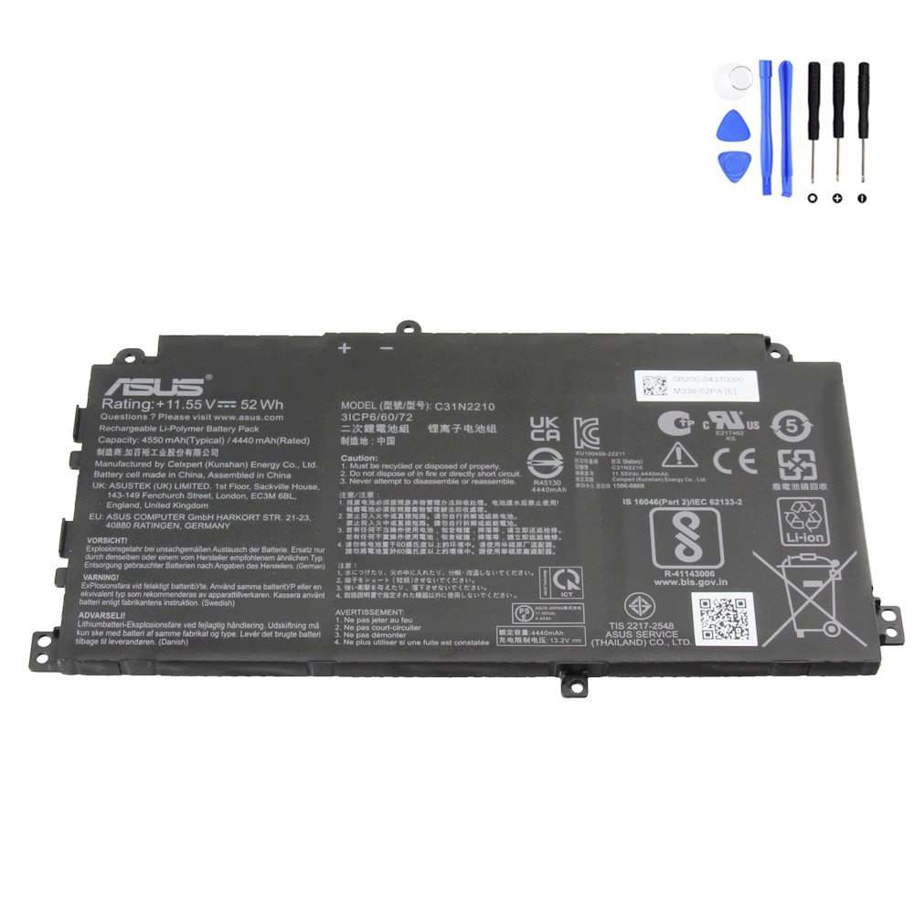 52Wh Asus C31N2210 Battery
