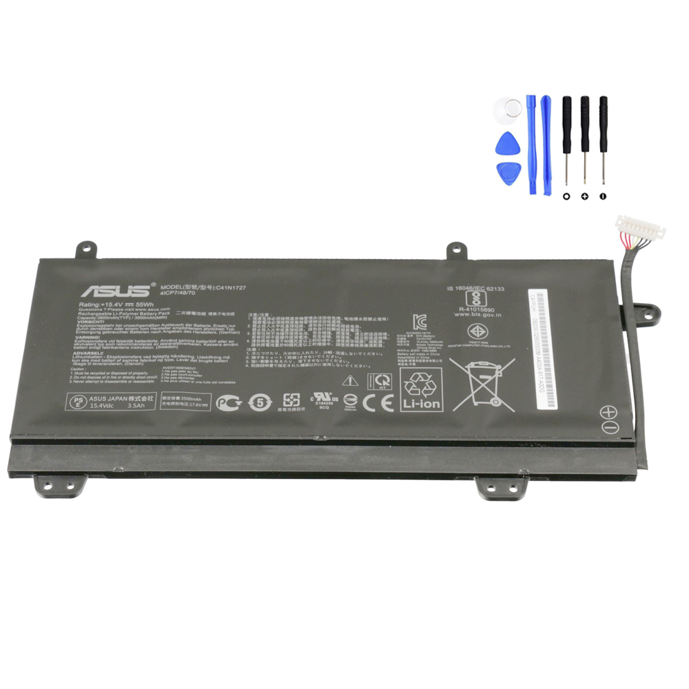 55Wh Asus C41N1727 Battery