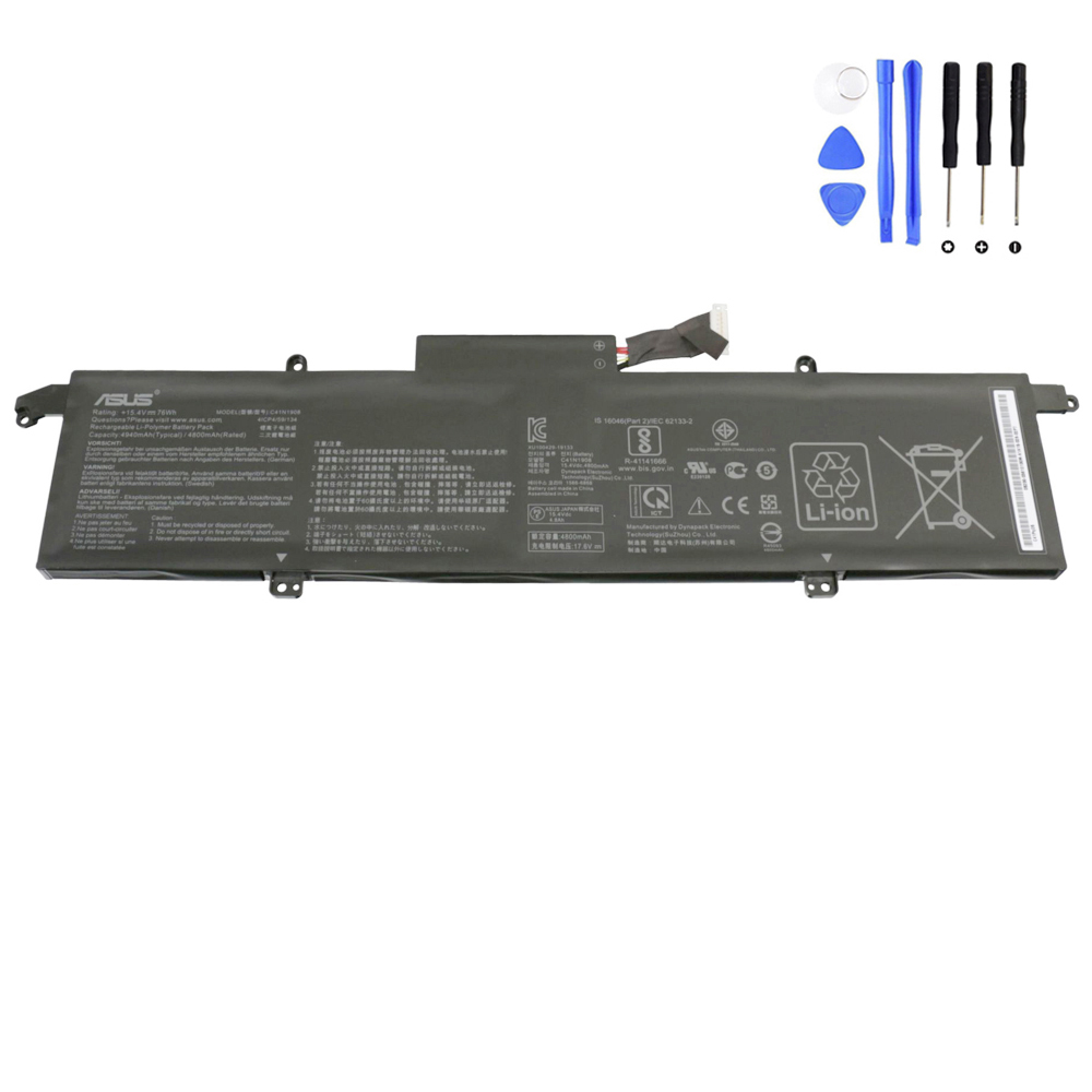 76Wh Asus C41N1908 Battery