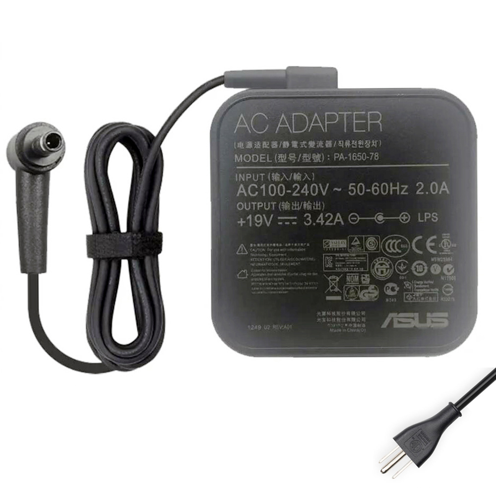 19V 3.42A 65W MSI 4.5mm 3.0mm AC Adapter Charger