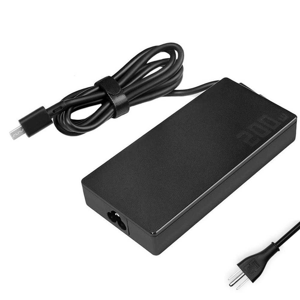 20V 10A 200W Asus Rectangle Conn AC Adapter Charger