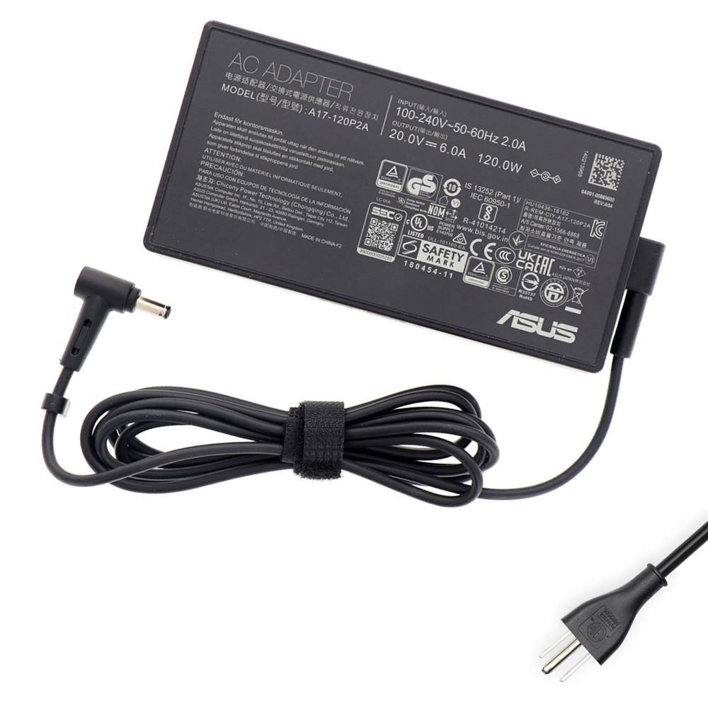 20V 6A 120W Asus 4.5mm 3.0mm AC Adapter Charger