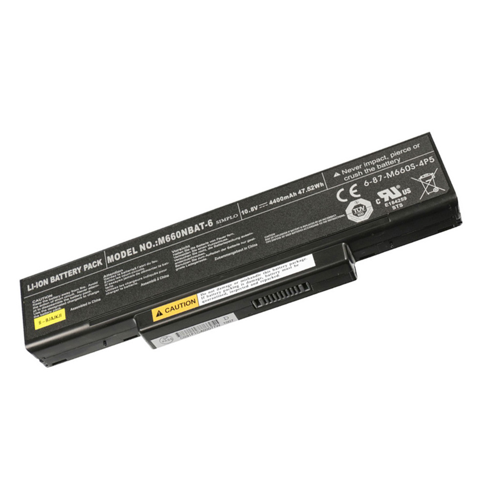 47.5Wh Clevo M660NBAT-6 Battery