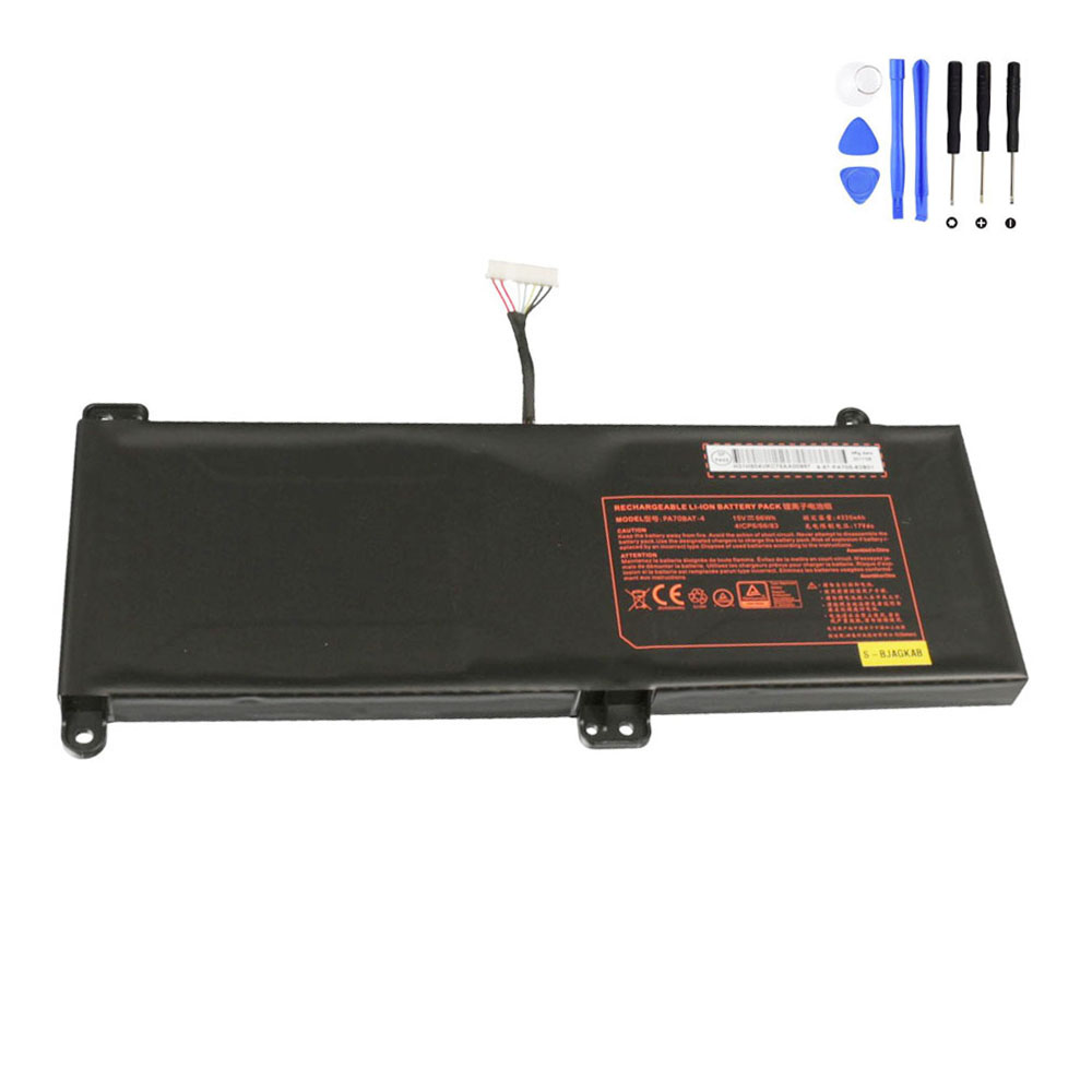 66Wh Clevo PA70BAT-4 Battery