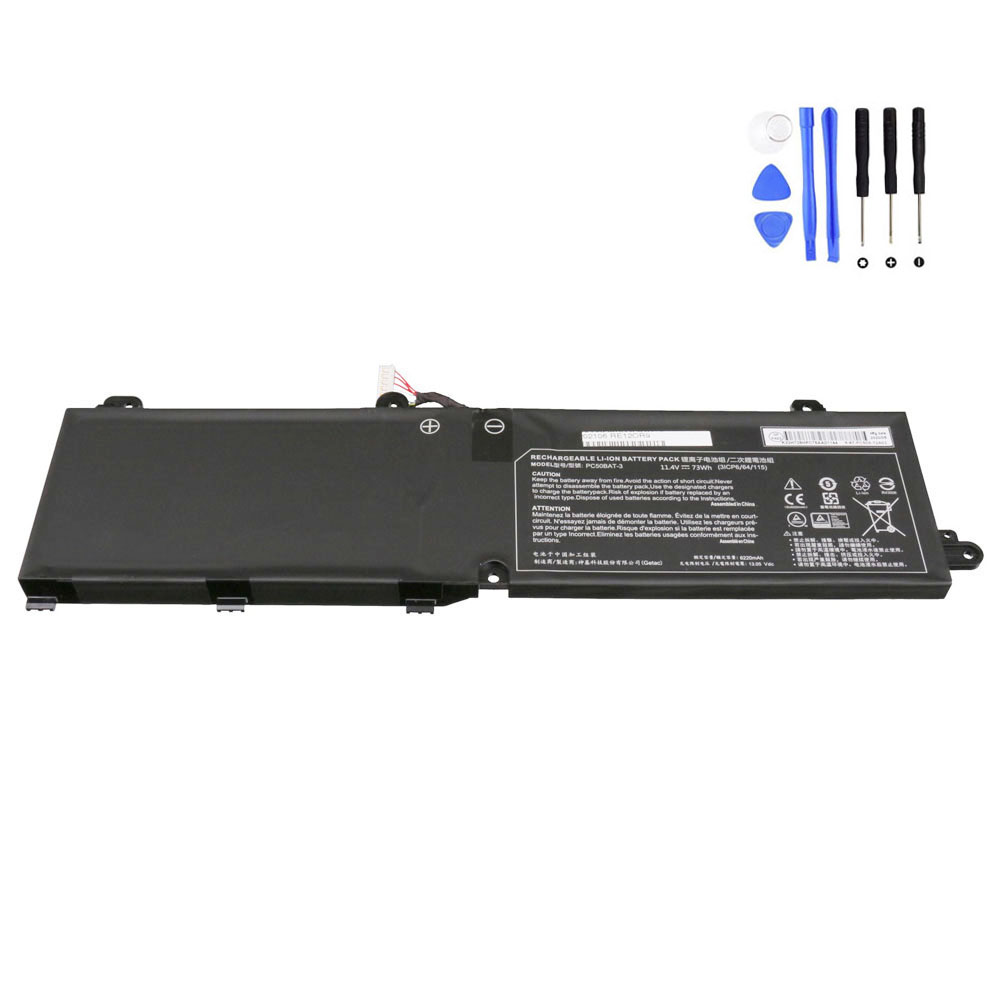 73Wh Clevo PC50BAT-3 Battery